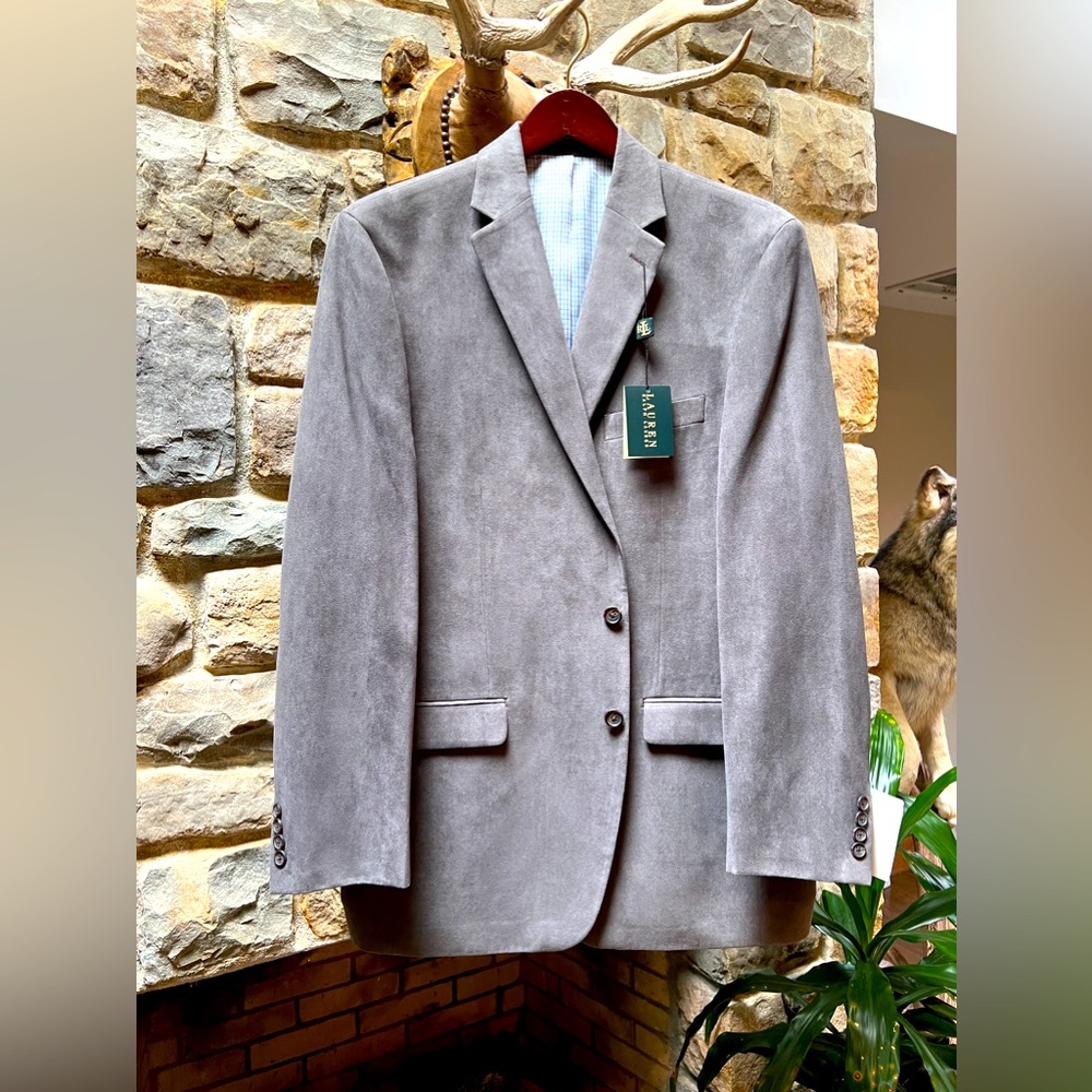 Ralph Lauren grey sports coat/blazer 44L